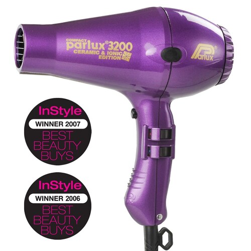 PARLUX 3200 IONIC + CERAMIC COMPACT HAIR DRYER - Purple