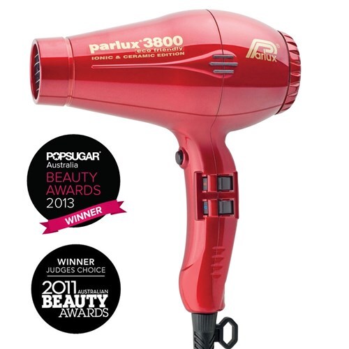 PARLUX 3800 IONIC & CERAMIC HAIR DRYER - Red