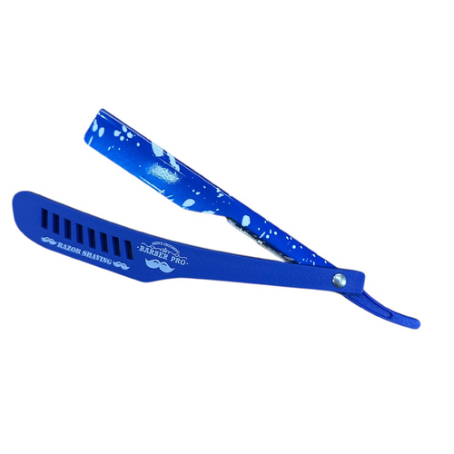 BARBER PRO RAZOR HOLDER - Blue Camo Handle