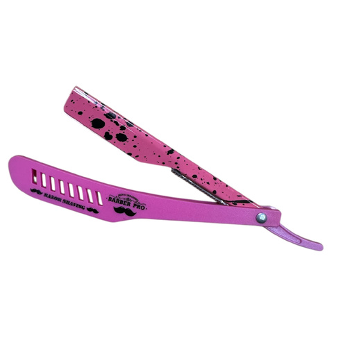 BARBER PRO RAZOR HOLDER - Pink Camo Handle
