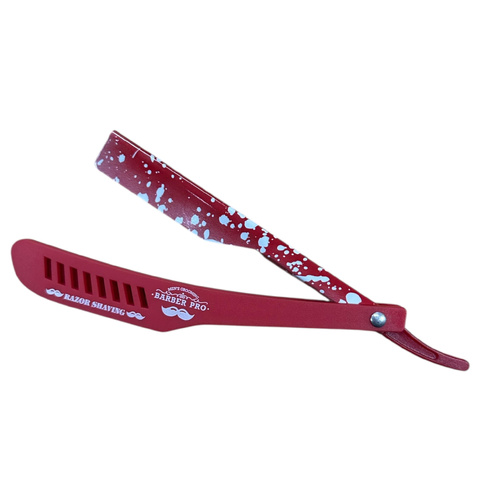 BARBER PRO RAZOR HOLDER - Red Camo Handle