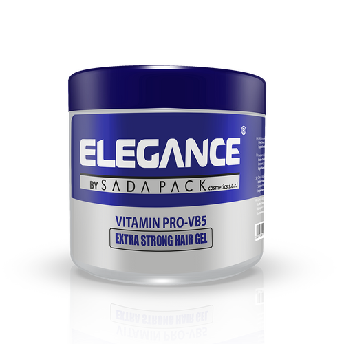 ELEGANCE EXTRA STRONG HAIR GEL VITAMIN PRO VB5 GEL 500ml