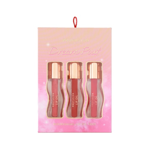 PROFUSION DREAM POUT NOURISHING LIP OIL TRIO