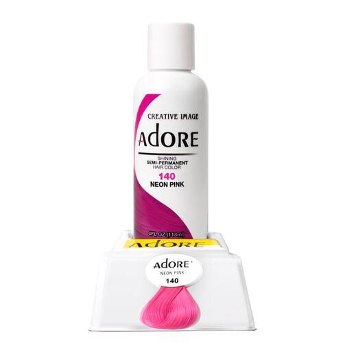 ADORE SEMI PERMANENT HAIR COLOUR - Neon Pink-140