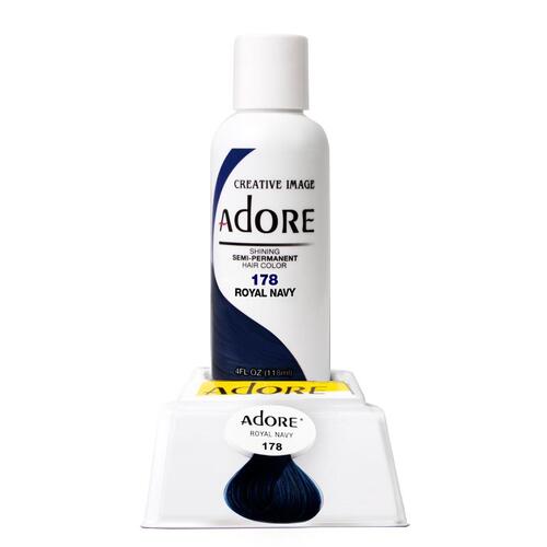 ADORE SEMI PERMANENT HAIR COLOUR - Rotal Navy-178