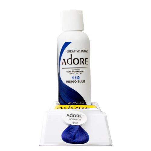 ADORE SEMI PERMANENT HAIR COLOUR - Indigo Blue-112