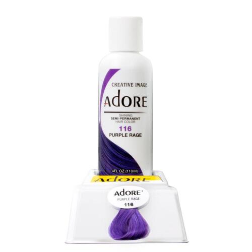 ADORE SEMI PERMANENT HAIR COLOUR - Purple Rage-116