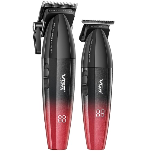 VGR V-640 PROFESSIONAL BARBER COMBO - RED