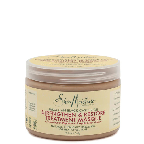 SHEA MOISTURE JAMAICAN BLACK CASTOR OIL STRENGTHEN & RESTORE MASQUE 340g