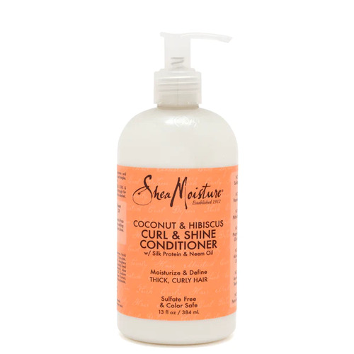 SHEA MOISTURE COCONUT & HIBISCUS CURL & SHINE CONDITIONER 384ml