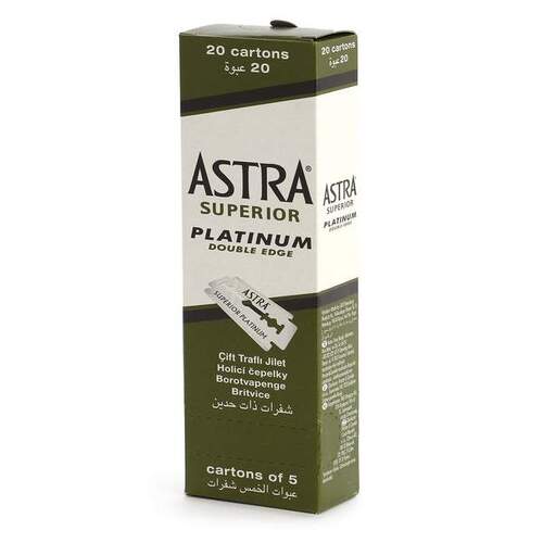 ASTRA SUPERIOR PLATINIUM RAZOR BLADES - 100 Blades