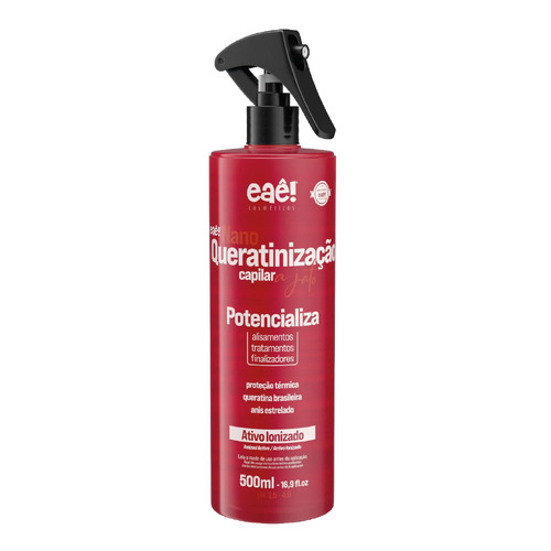 EAE NANO QUERATINIZACAO CAPILAR A JATO - RED 500ml