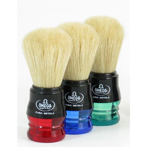 OMEGA SHAVING BRUSH - Plastic handle