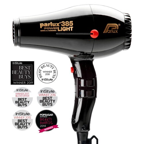 PARLUX 385 POWER LIGHT CERAMIC & IONIC HAIR DRYER - Black