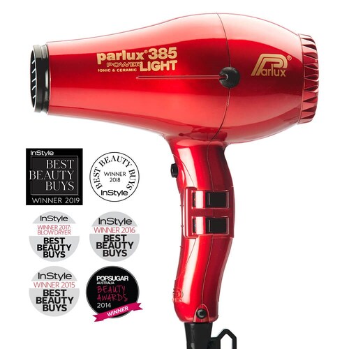 PARLUX 385 POWER LIGHT CERAMIC & IONIC HAIR DRYER - Red