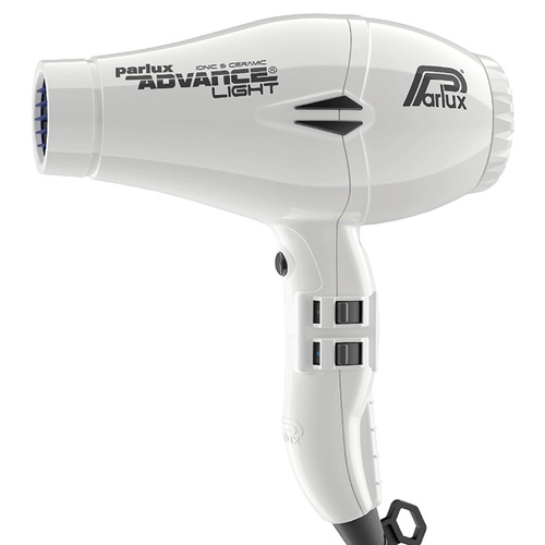 PARLUX ADVANCE LIGHT CERAMIC & IONIC HAIR DRYER - White