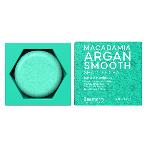 BEAMARRY MACADAMIA ARGAN SHAMPOO BAR 55g