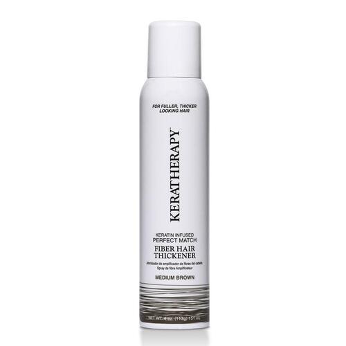 KERATHERAPY FIBER HAIR THICKENER - Medium Brown 140ml