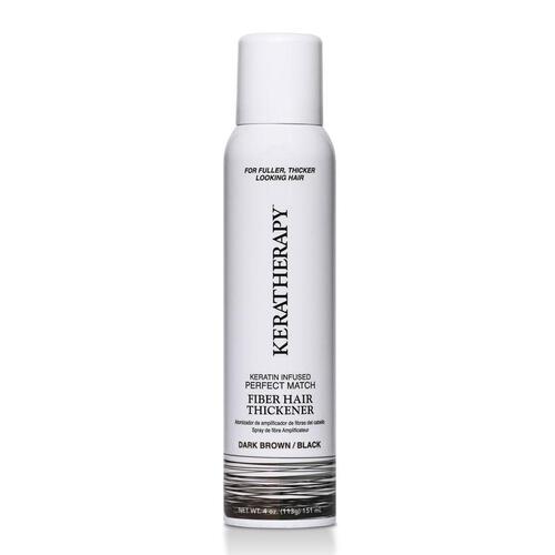 KERATHERAPY FIBER HAIR THICKENER - Dark Brown Black 140ml