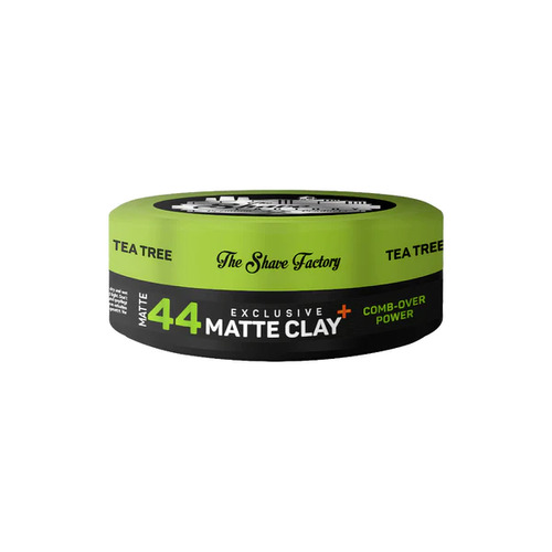THE SHAVE FACTORY 44 MATTE CLAY COMB-OVER POWER TEA TREE - 150ml