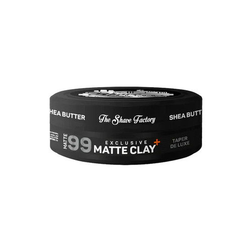 THE SHAVE FACTORY 99 MATTE CLAY TAPER DELUXE SHEA BUTTER - 150ml