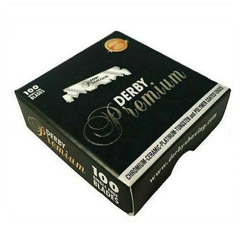 DERBY PREMIUM SINGLE EDGE RAZOR BLADES - x100Blades