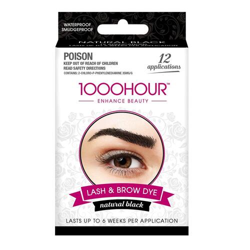 1000 HOUR LASH BROW DYE KIT - Black