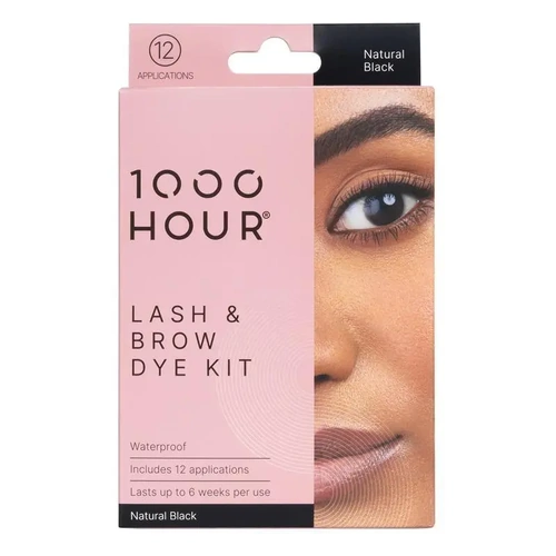 1000 HOUR LASH & BROW DYE KIT - NATURAL BLACK