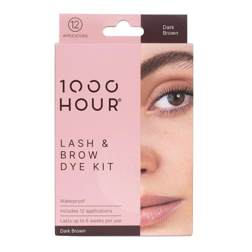 1000 HOUR LASH & BROW DYE KIT - DARK BROWN