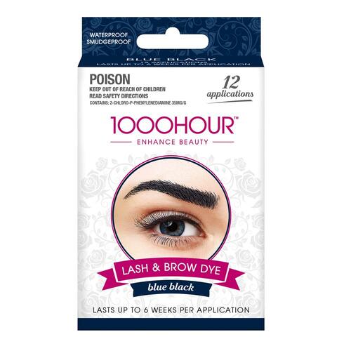 1000 HOUR LASH BROW DYE KIT - Blue Black