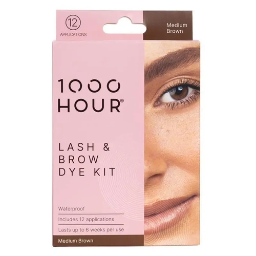 1000 HOUR LASH & BROW DYE KIT - MEDIUM BROWN