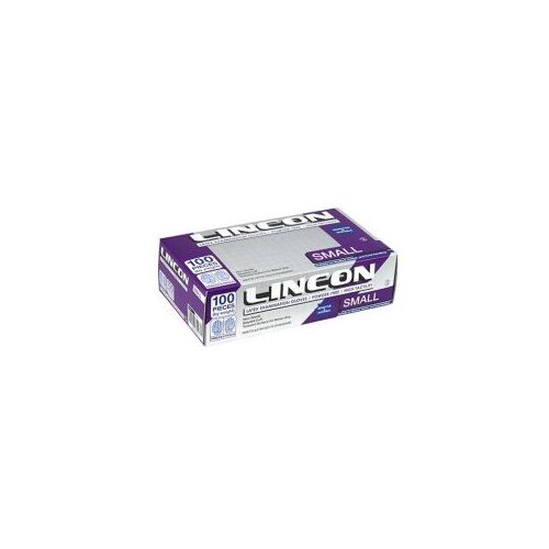 LINCON VINYL SMALL GLOVES  POWDER FREE-Clear 100pieces