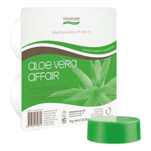 NATURAL LOOK ALOE VERA AFFAIR HOT WAX 1kg