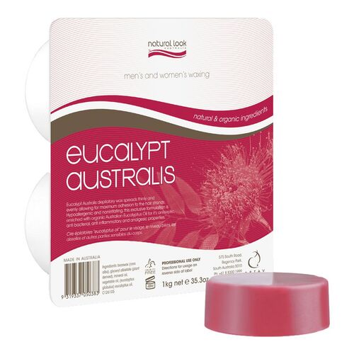 NATURAL LOOK EUCLYPT AUSTRALIS HOT WAX 1kg