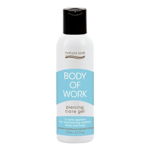 NATURAL LOOK BODY OF WORK PIERCING CARE GEL 125ml