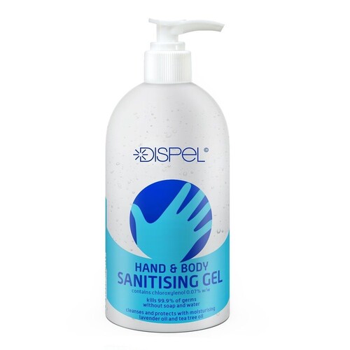 DISPEL HAND & BODY SANITISING GEL 500ml