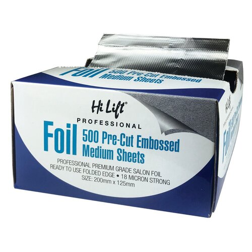 HI LIFT FOIL 500 PRE CUT FOLDED MEDIUM SHEETS 18micron 