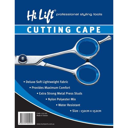 HI LIFT DELUXE CUTTING CAPE - Black