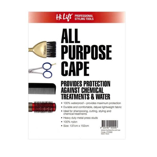 HI LIFT ALL PURPOSE CAPE - BLACK