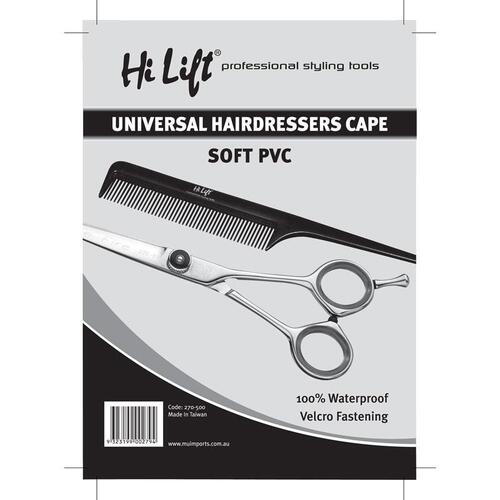 HI LIFT UNIERSAL HAIRDRESSERS CAPE - Black
