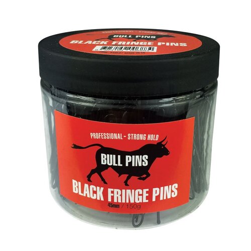 BULL PINS BLACK FRINGE PINS 45mm 150g