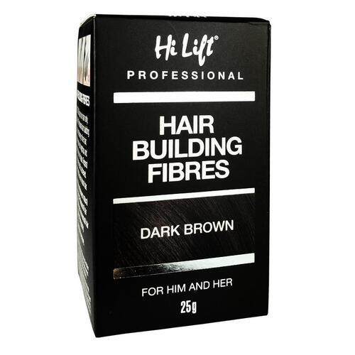 HI LIFT HAIR BUILDING FIBRES  25g - Dark Brown