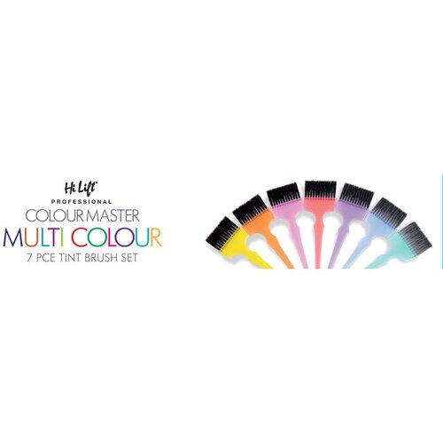 HI LIFT OLOUR MASTER MULTI COLOUR 7pcs TINT BRUSH SET
