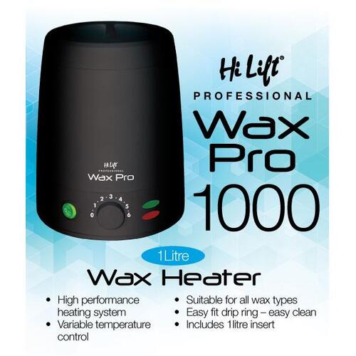 HI LIFT WAX PRO 1000 WAX HEATER - 1LTR Black