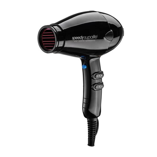 SPEEDY SUPALITE PROFESSIONAL HAIR DRYER - Black