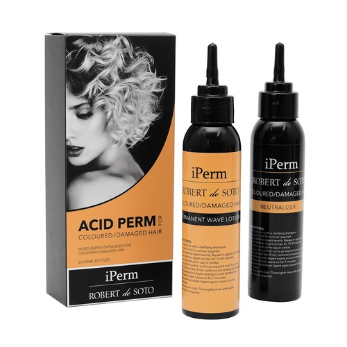Robert de Soto iPerm ACID PERM - COLOURED DAMAGED HAIR 2x100ml