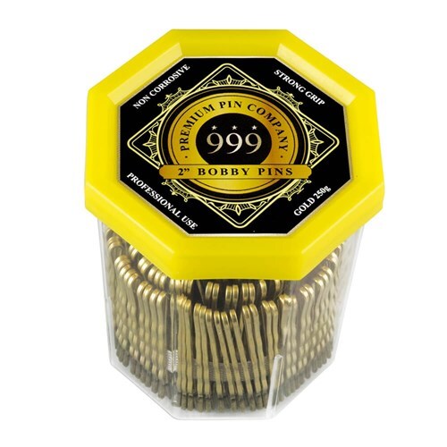 PREMIUM PIN COMPANY 999 2" BOBBY PINS Gold