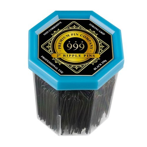 PREMIUM PIN COMPANY 999 2" RIPPLE PINS Black