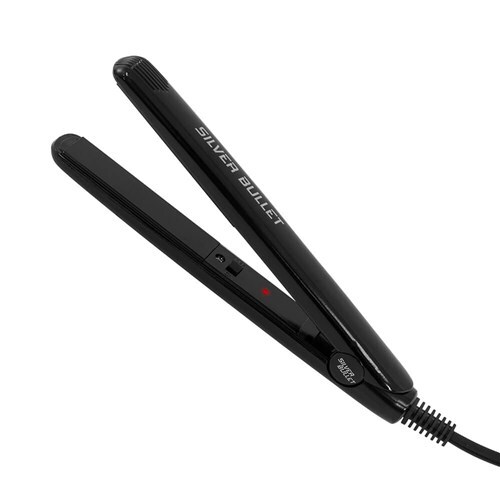 SILVER BULLET MINI HAIR STRAIGHTENER - Black