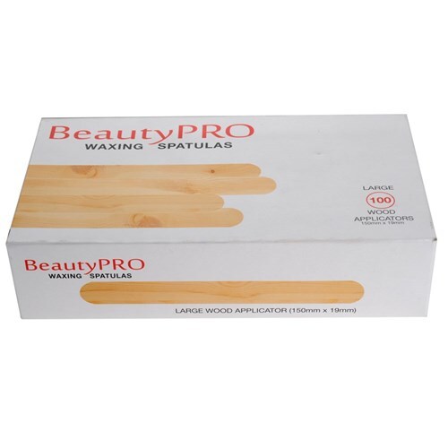 BeautyPRO WAXING APPLICATOR SPATULAS LARGE-100pcs